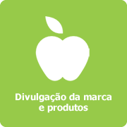 Divulgação da marca e produtos